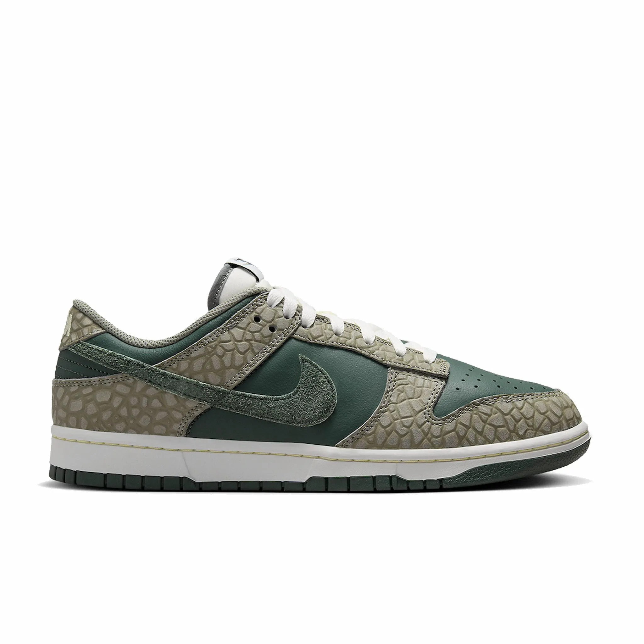 Nike Dunk Low Retro PRM (Dark Stucco/Vintage Green-Summit White)