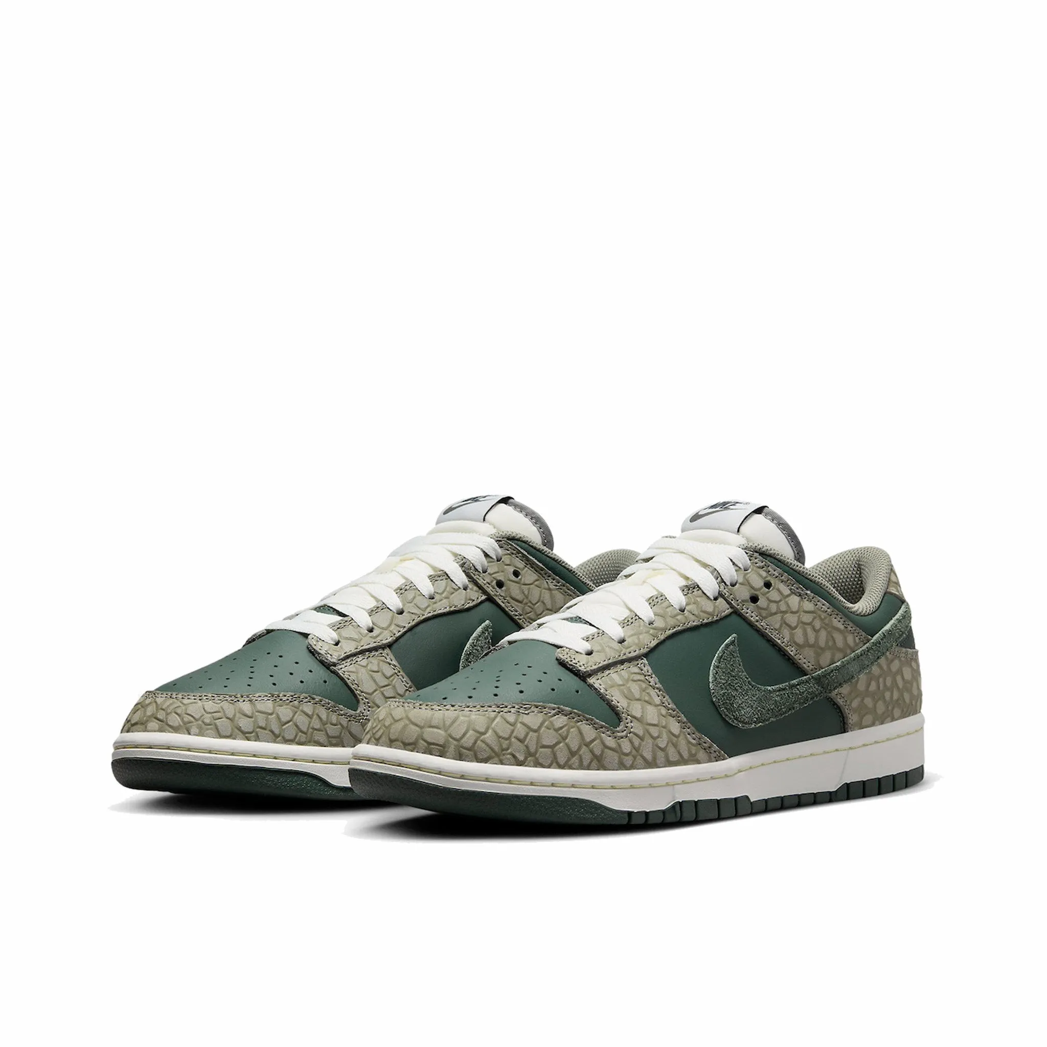 Nike Dunk Low Retro PRM (Dark Stucco/Vintage Green-Summit White)