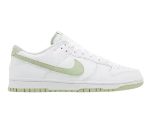 Nike Men's Dunk Low Retro Shoes - White / Honeydew