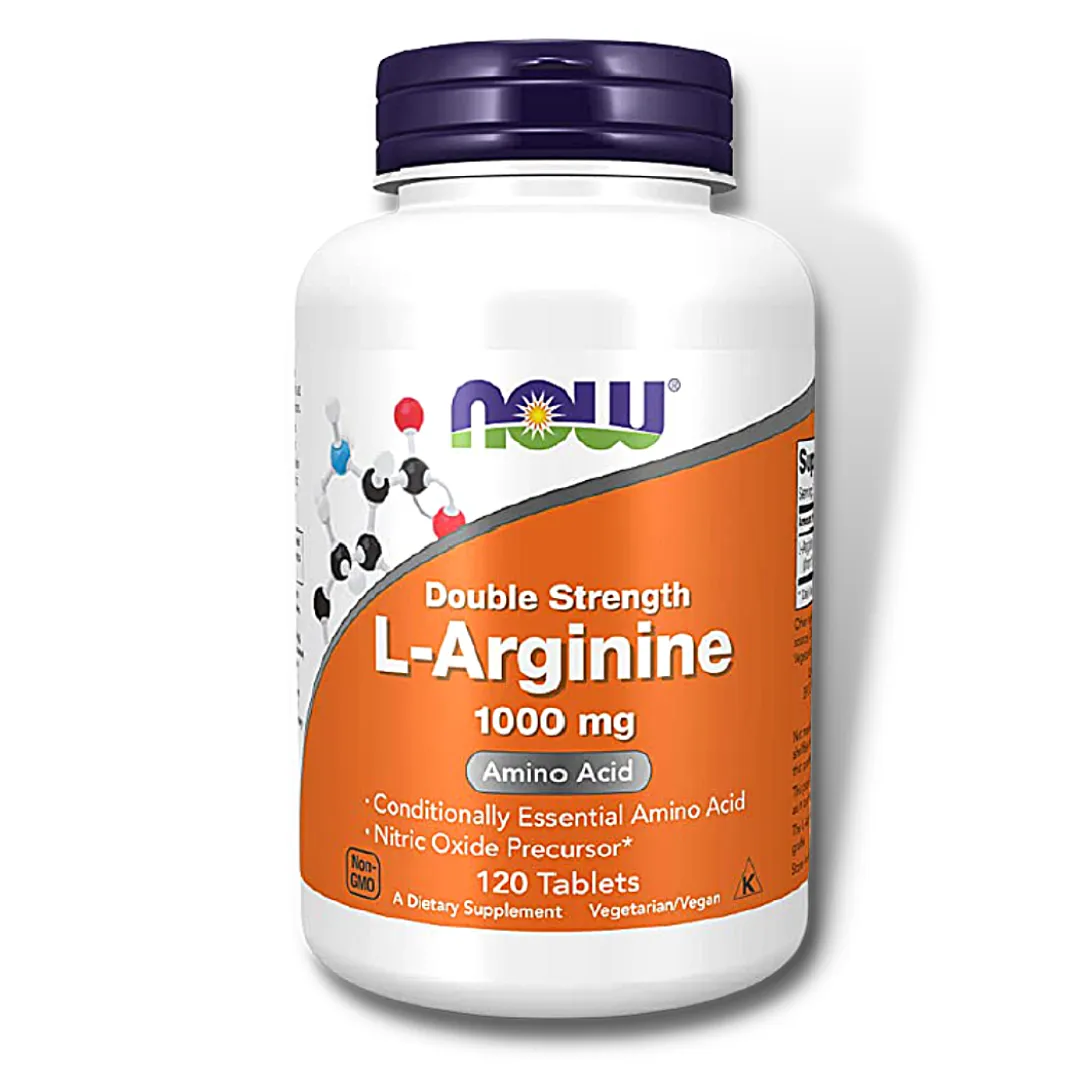 NOW L-Arginine 1000mg (120 Tablets)