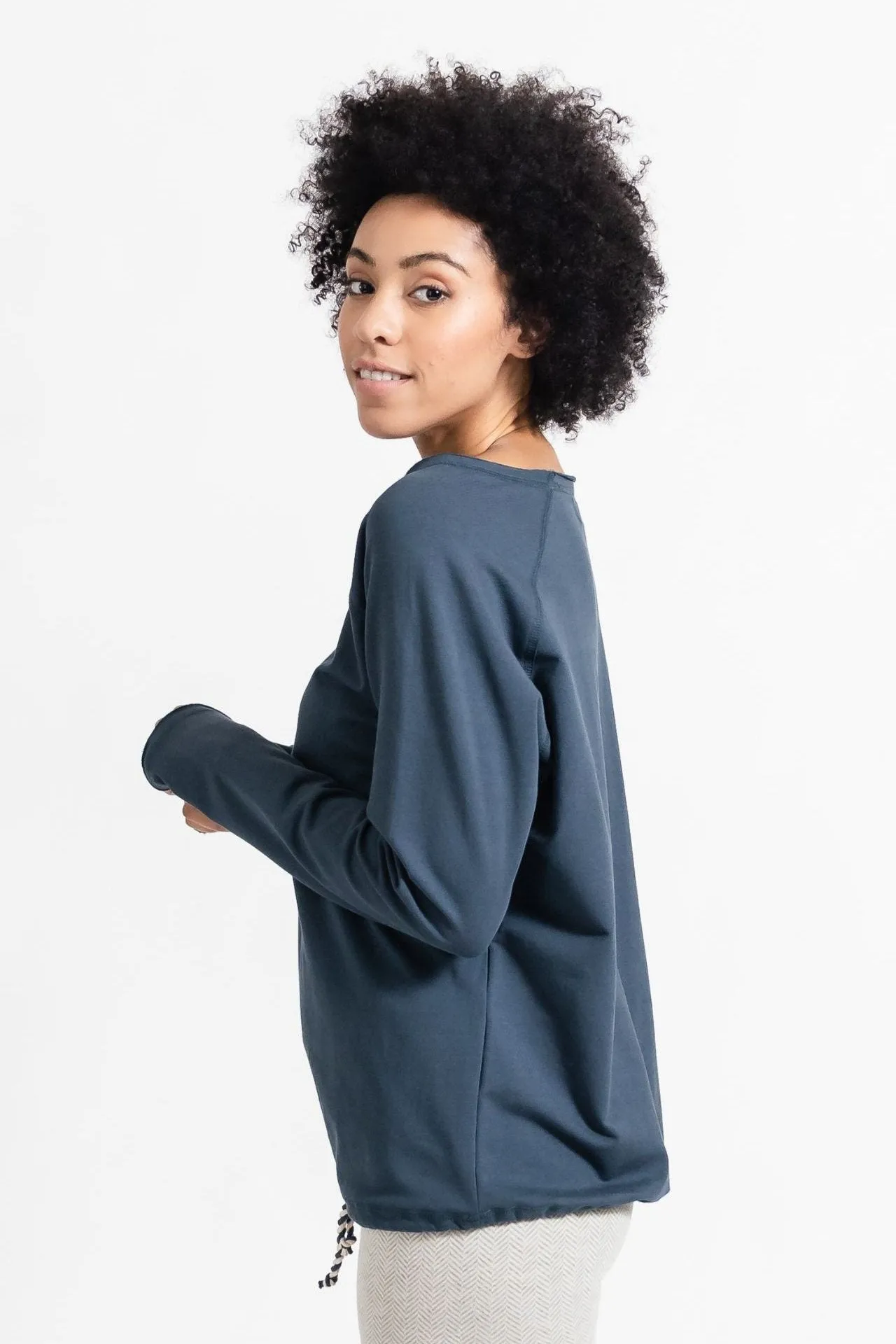 Oversized Sweater - Cobalt