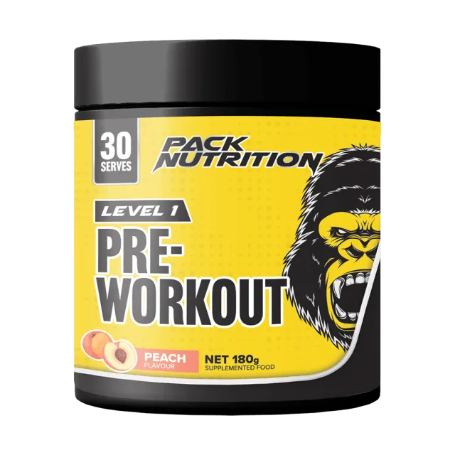 Pack Nutrition Level 1 Pre-Workout 30 Serve *Gift*