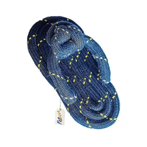 Pet Vogue Sandal Shaped Rope Toy for Dogs (Blue) | For Medium Chewers