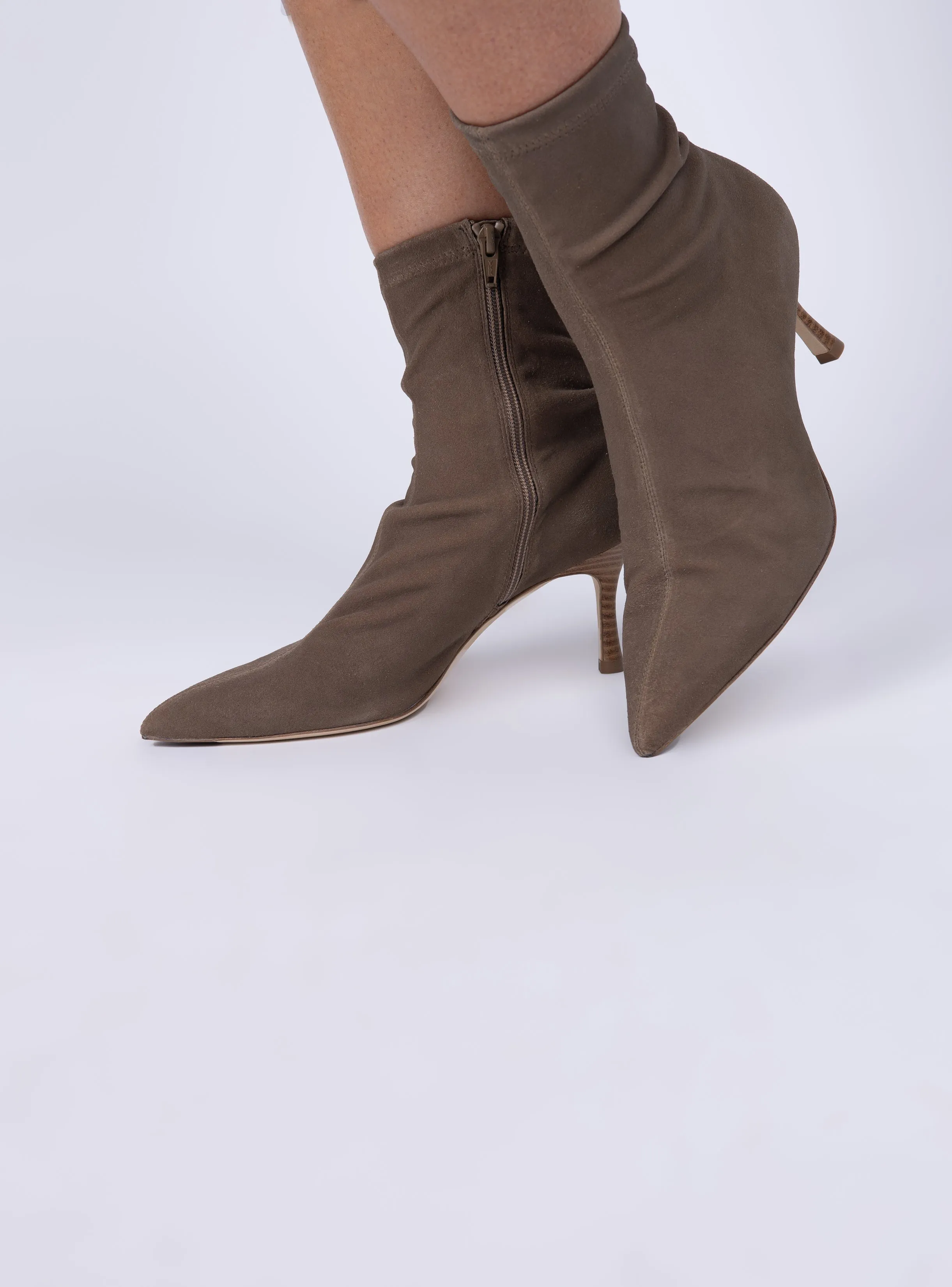 Rag&Bone Brea Slouch Boot in Camel Suede