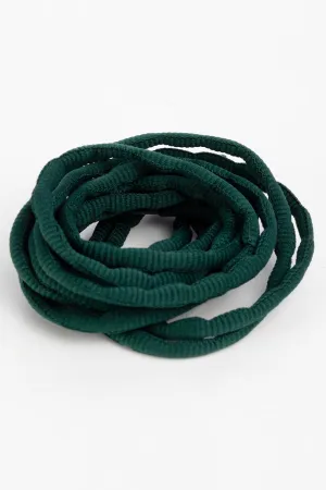 Rebel Shoelaces in Dark Green