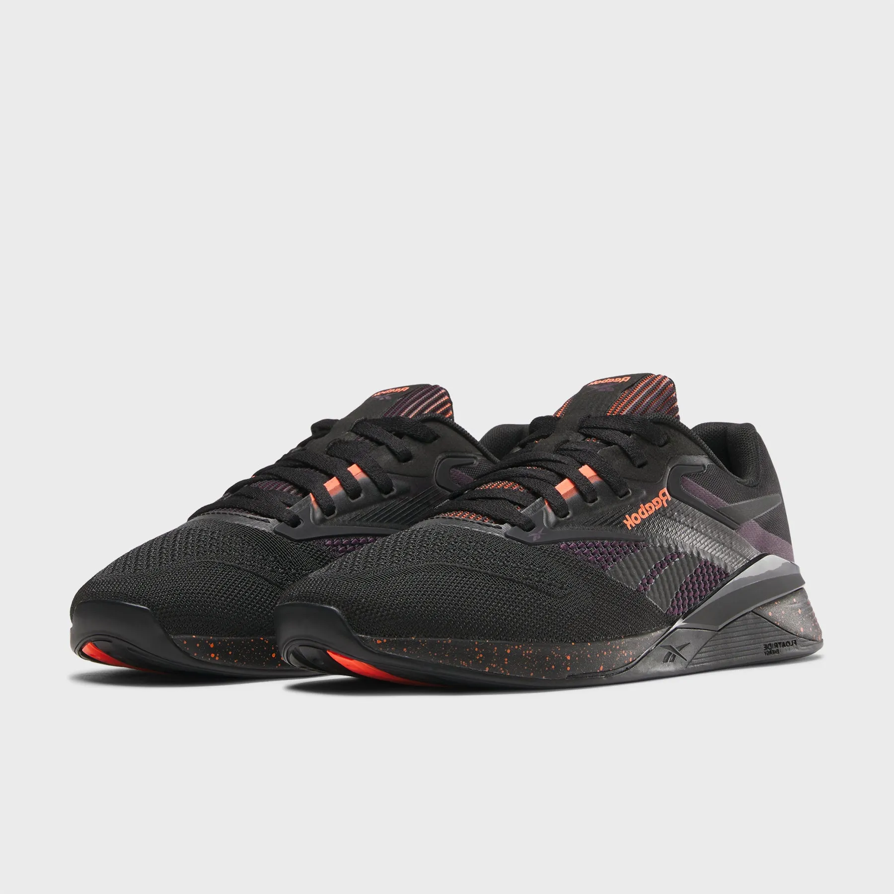 REEBOK - NANO X4 - WOMEN'S - BLACK/MIDNIGHT PLUM/DIGITAL CORAL