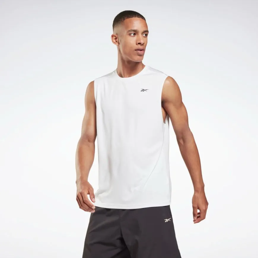 Reebok Workout Ready Sleeveless Tech Men Training Sleeveless White H34785