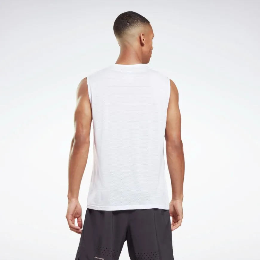 Reebok Workout Ready Sleeveless Tech Men Training Sleeveless White H34785