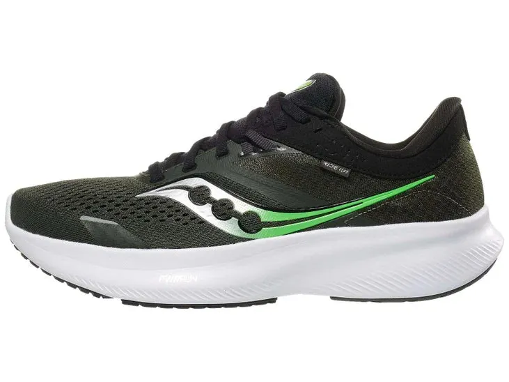 Saucony | Ride 16 | Men's | Umbra/Slime