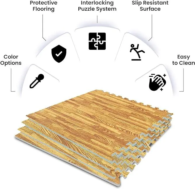 SG Traders™ 1.2cm Premium Eva Foam Mats for Gym