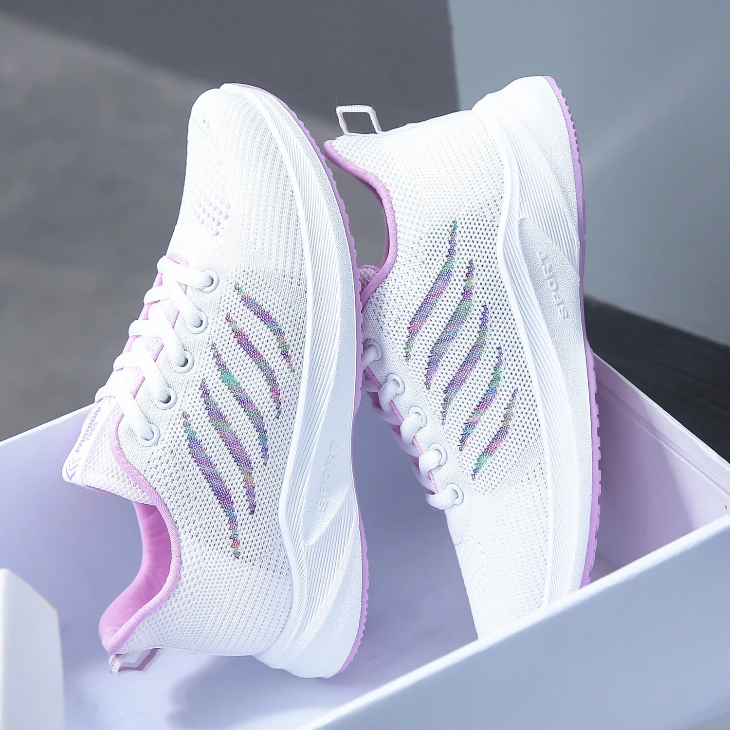 SH282 - Casual White Fashion Shoes