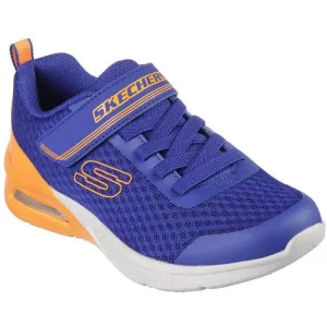 Skechers Boys Trainer Microspec Max Gorvix Royal / Orange