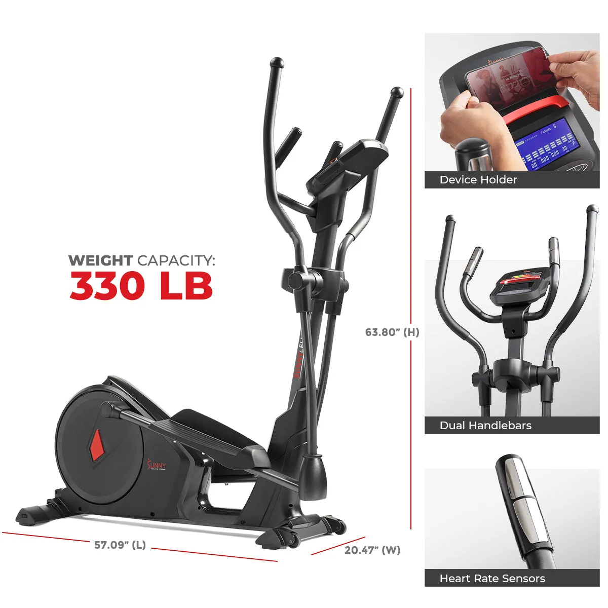 Smart Premium Programmable Electro-Magnetic Elliptical