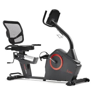 Smart Programmable 16 Levels Electro-Magnetic Resistance Recumbent Exercise Bike