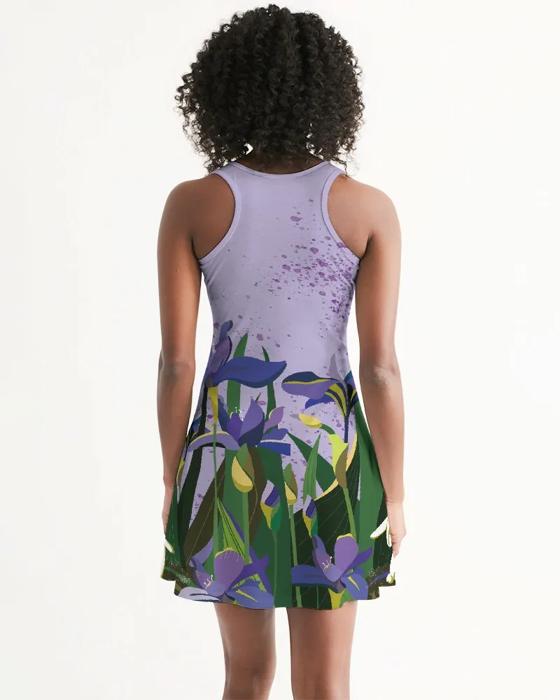 SMF Bunny And Flowers Feminine Racerback Dress