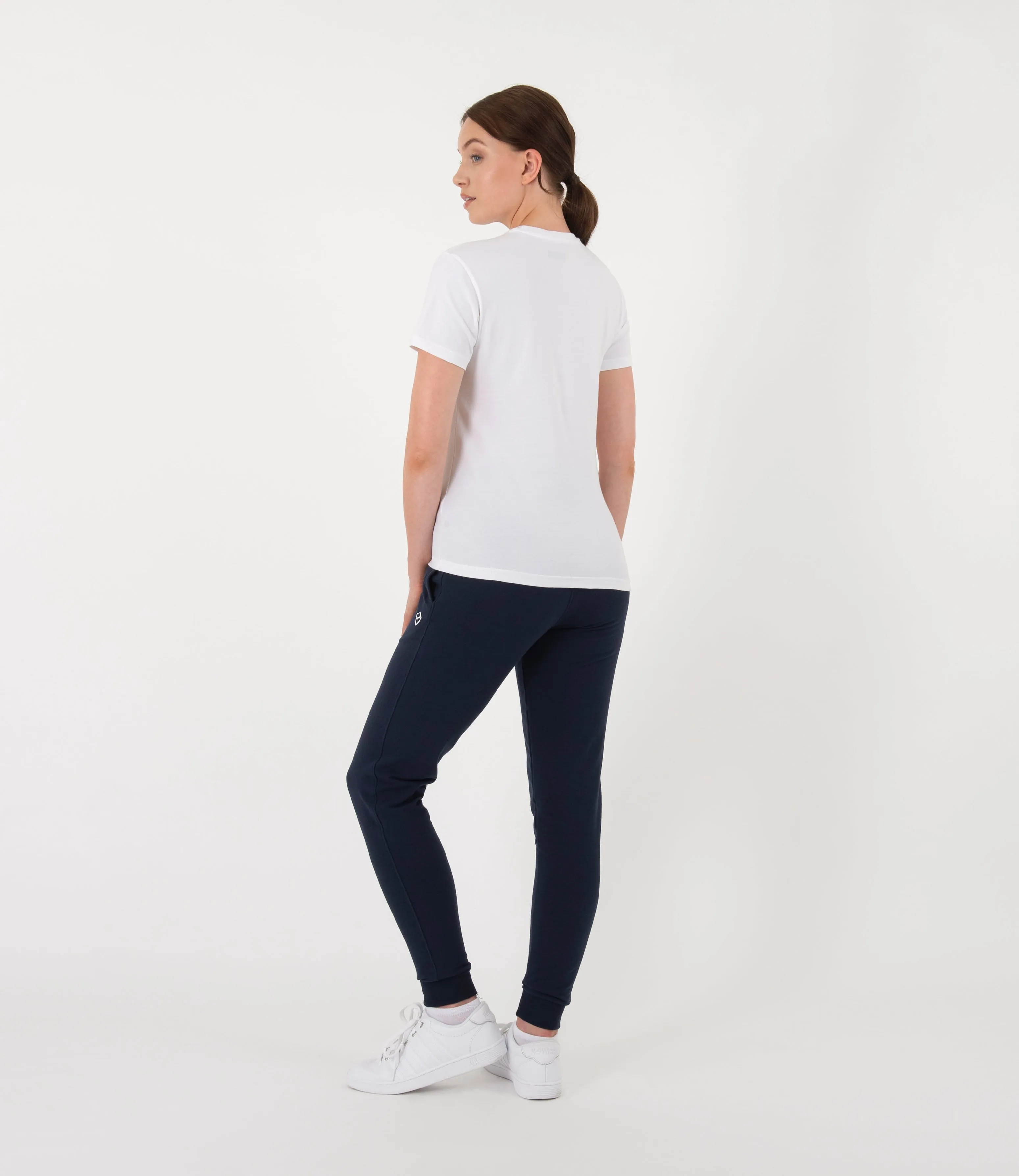 Sophie Cotton Tee - White/Red/Nvy