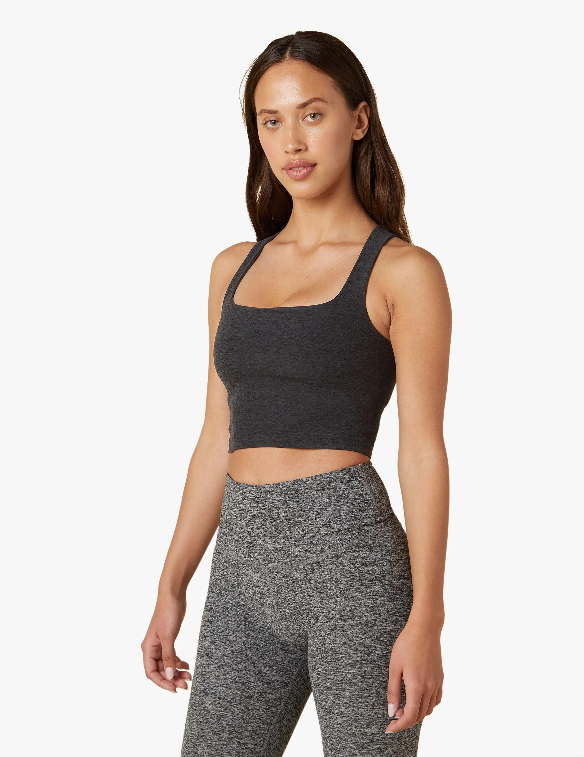 Spacedye Square Neck Cropped Tank