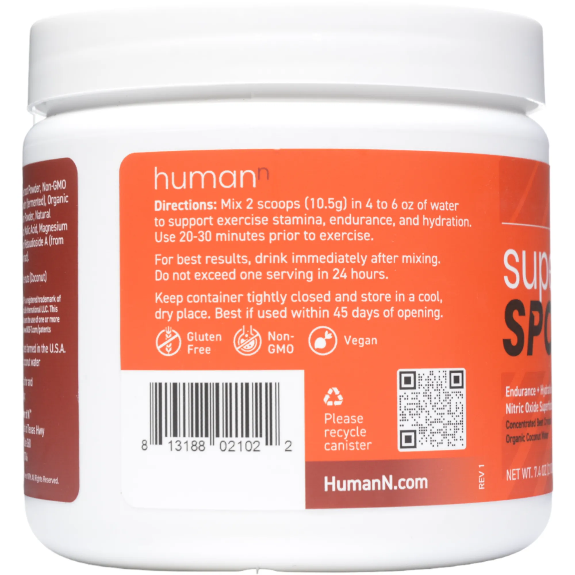 Superbeets Sport Wild Cherry 7.4 oz by HumanN