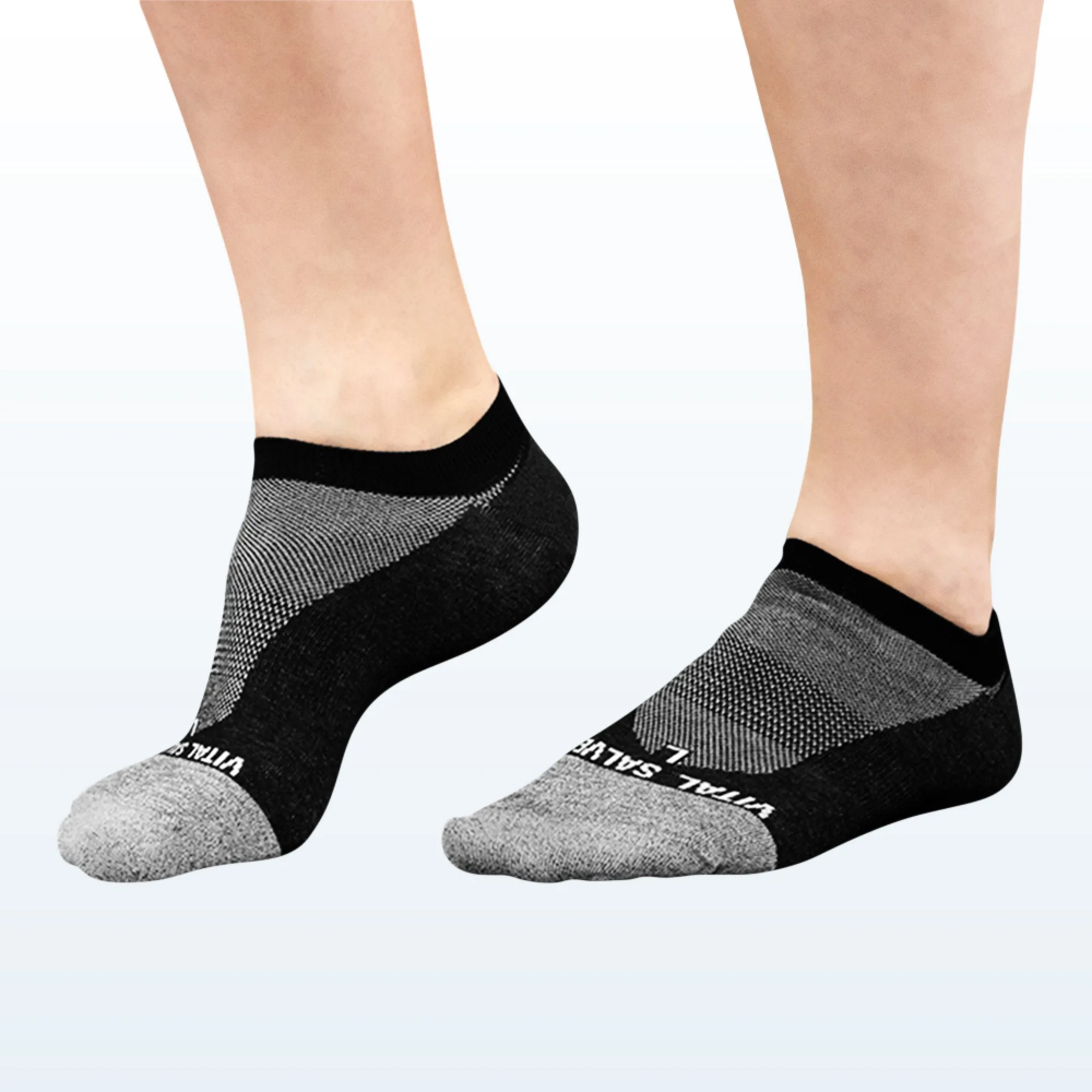 Thin Athletic No Show Socks (Black) (3 Pairs)