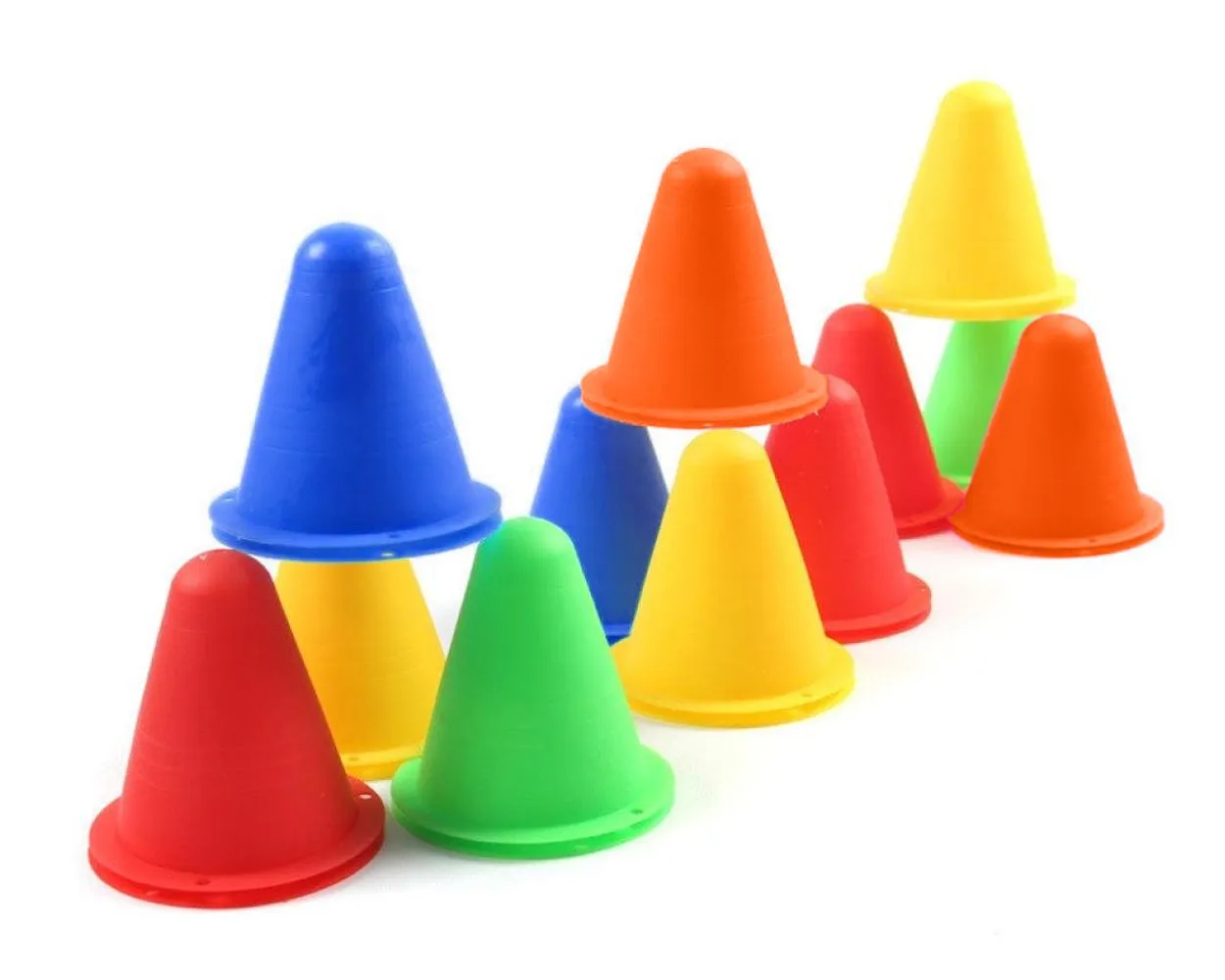 Training Cones 20 Pieces Plastic Sport Cones for Sport Training Course