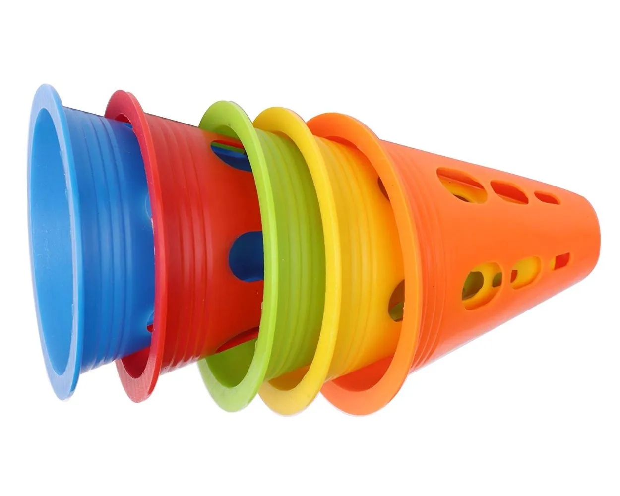 Training Cones 20 Pieces Plastic Sport Cones for Sport Training Course