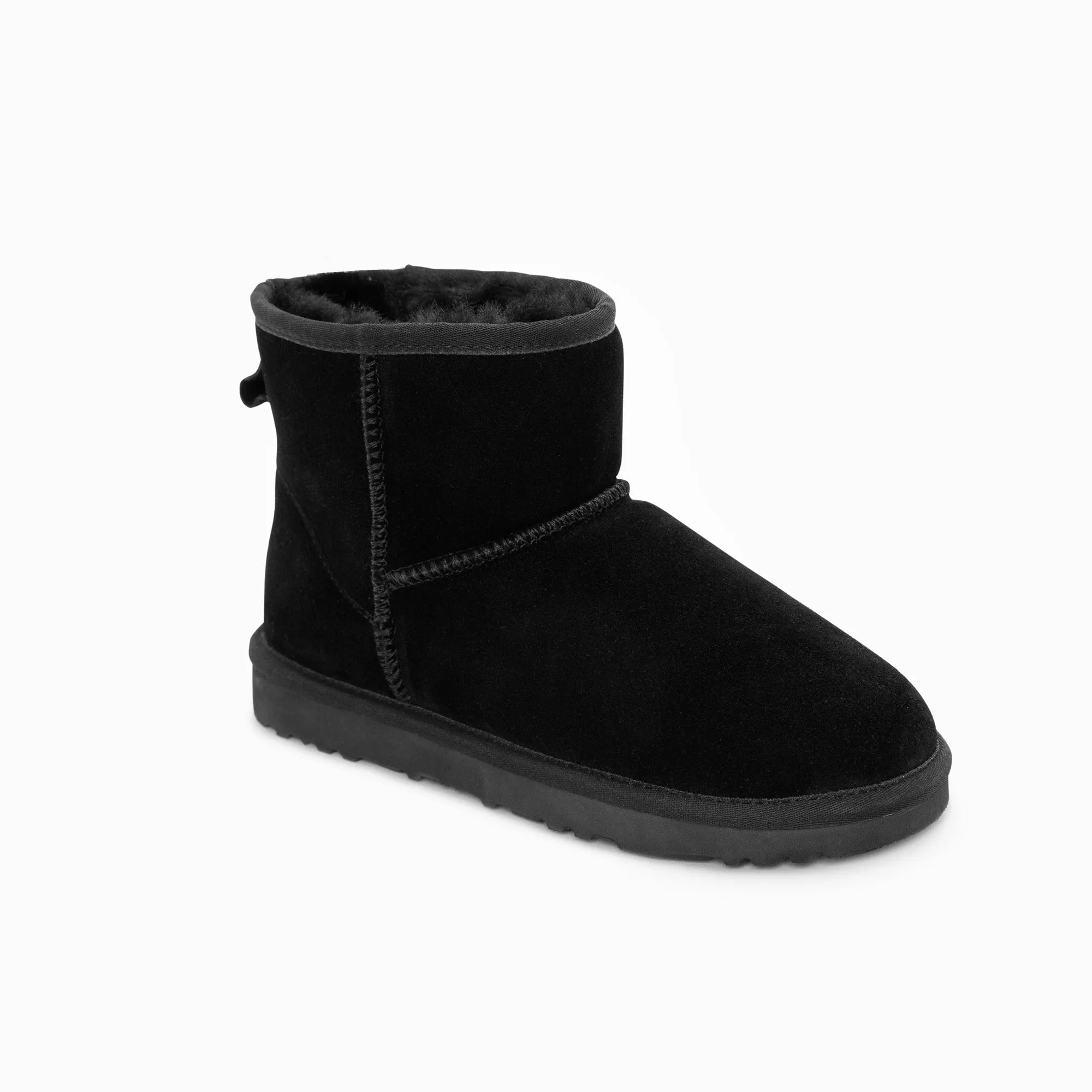 Ugg Boots Genuine Australian Sheepskin Unisex Mini Classic Suede (Unisex Cow Suede)