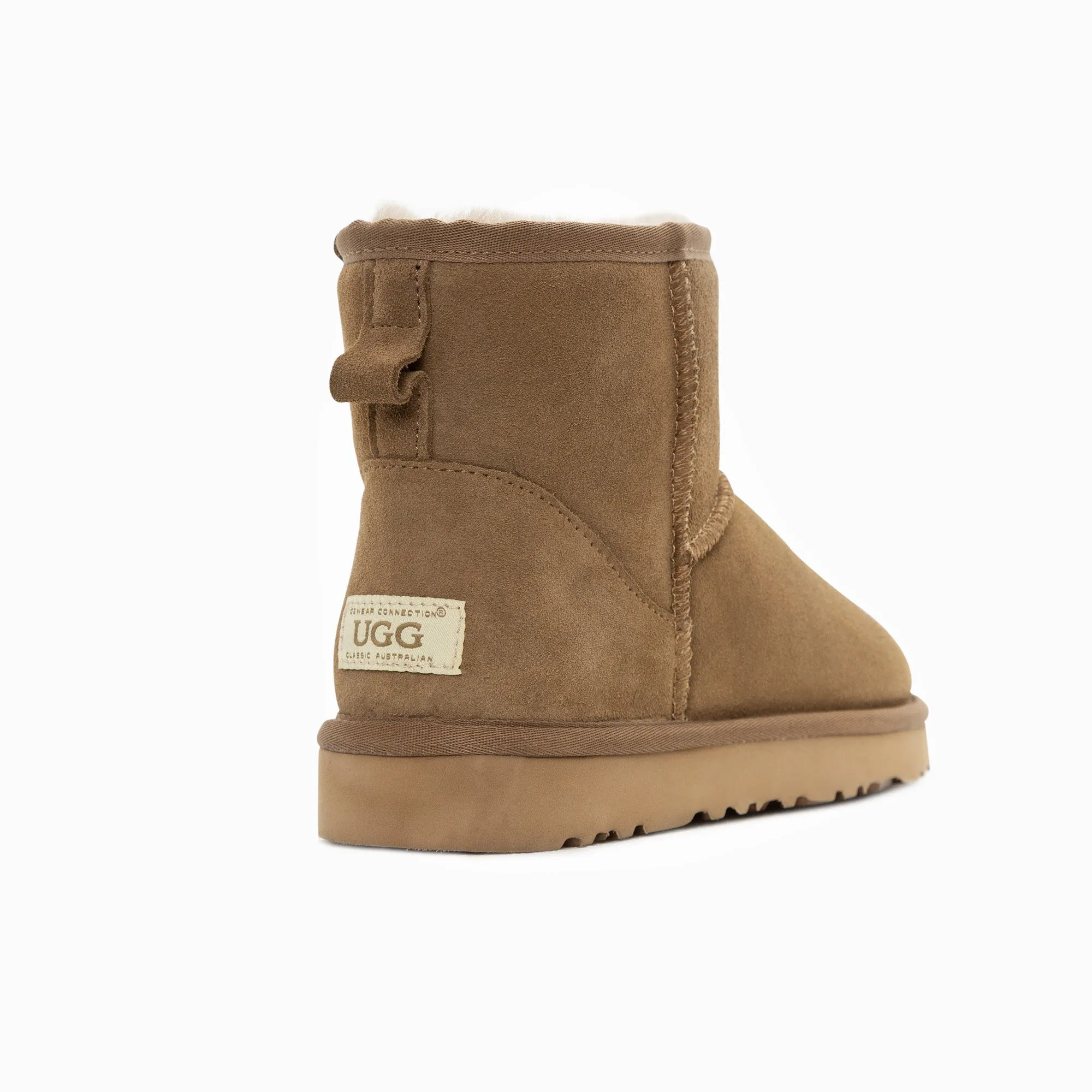 Ugg Boots Genuine Australian Sheepskin Unisex Mini Classic Suede (Unisex Cow Suede)