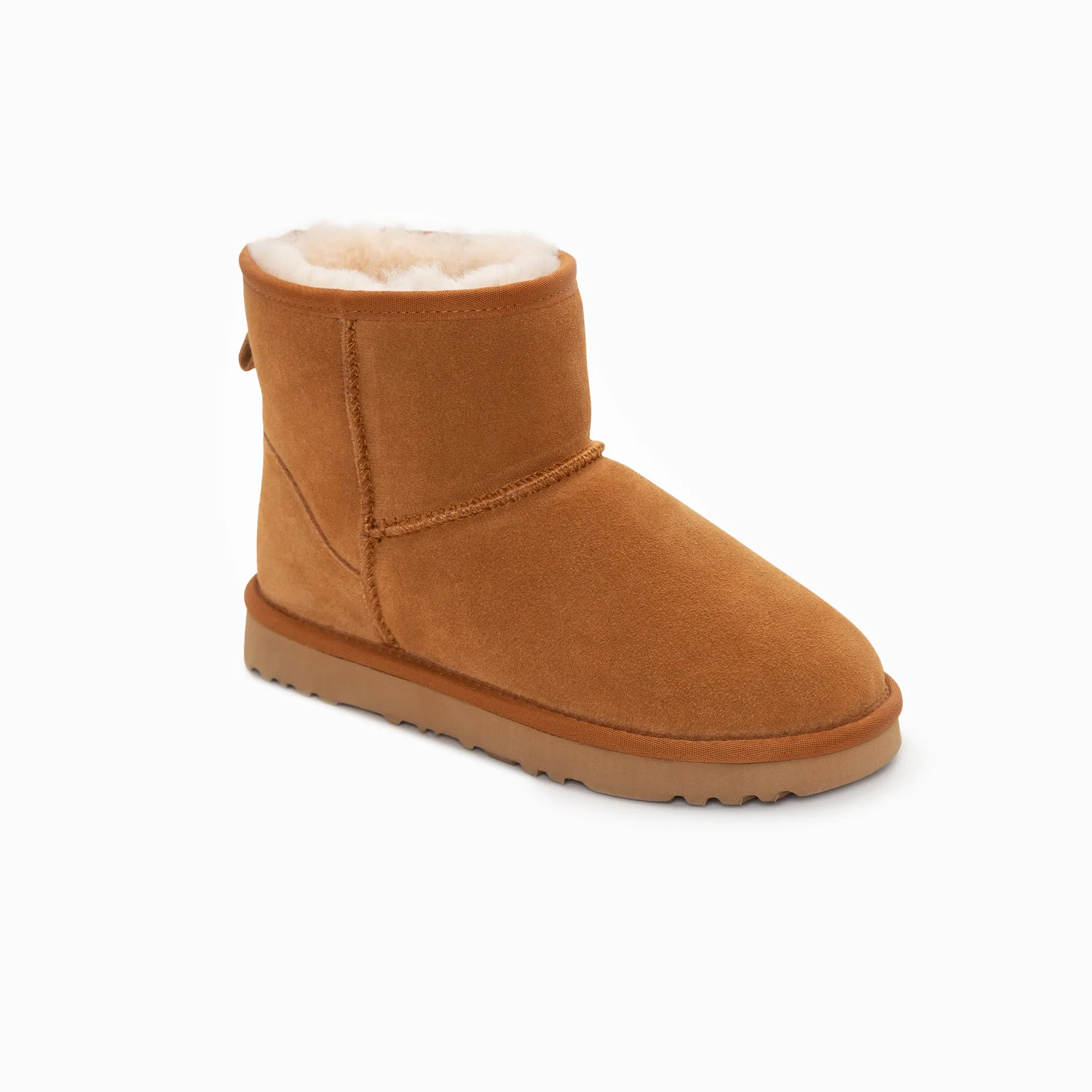 Ugg Boots Genuine Australian Sheepskin Unisex Mini Classic Suede (Unisex Cow Suede)