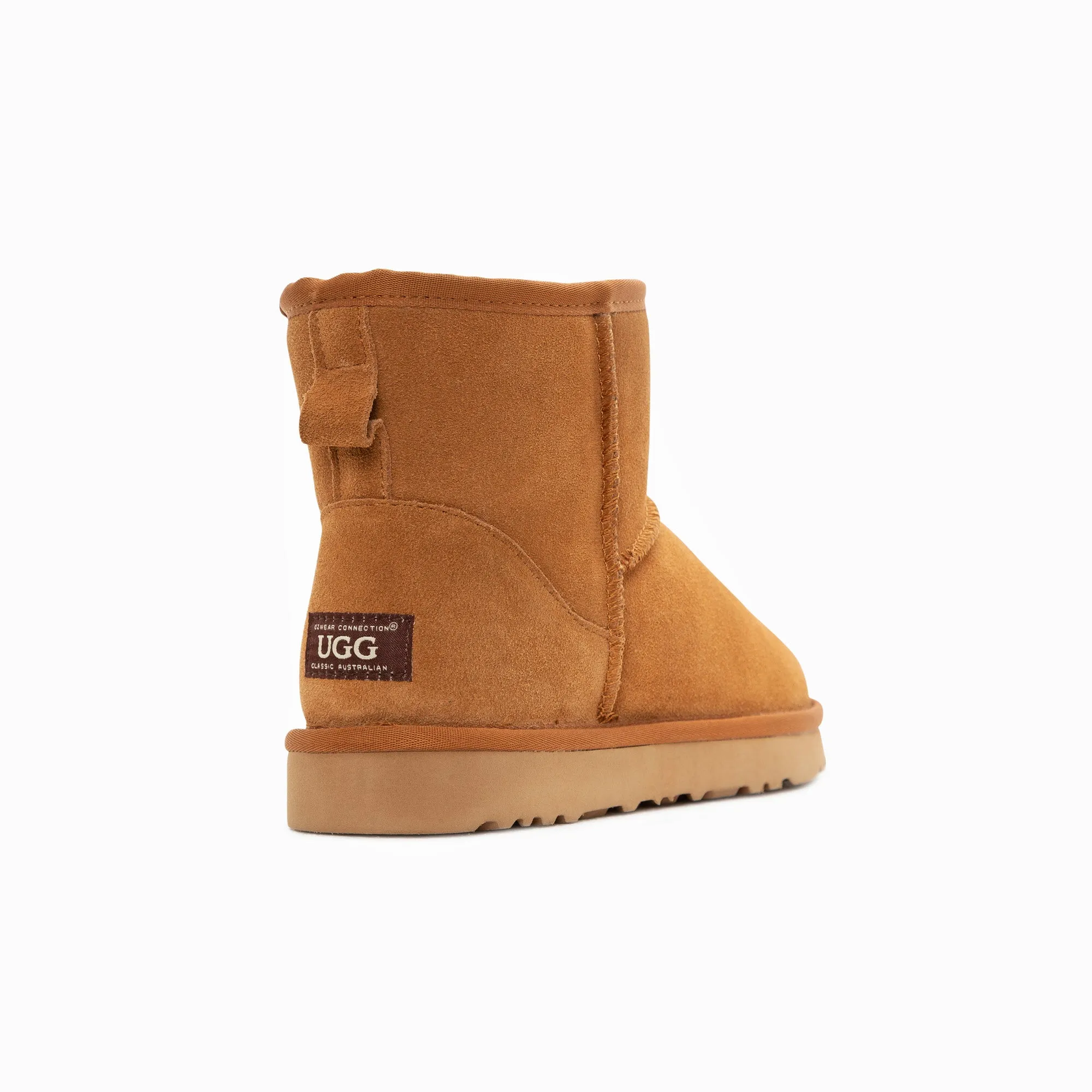 Ugg Boots Genuine Australian Sheepskin Unisex Mini Classic Suede (Unisex Cow Suede)