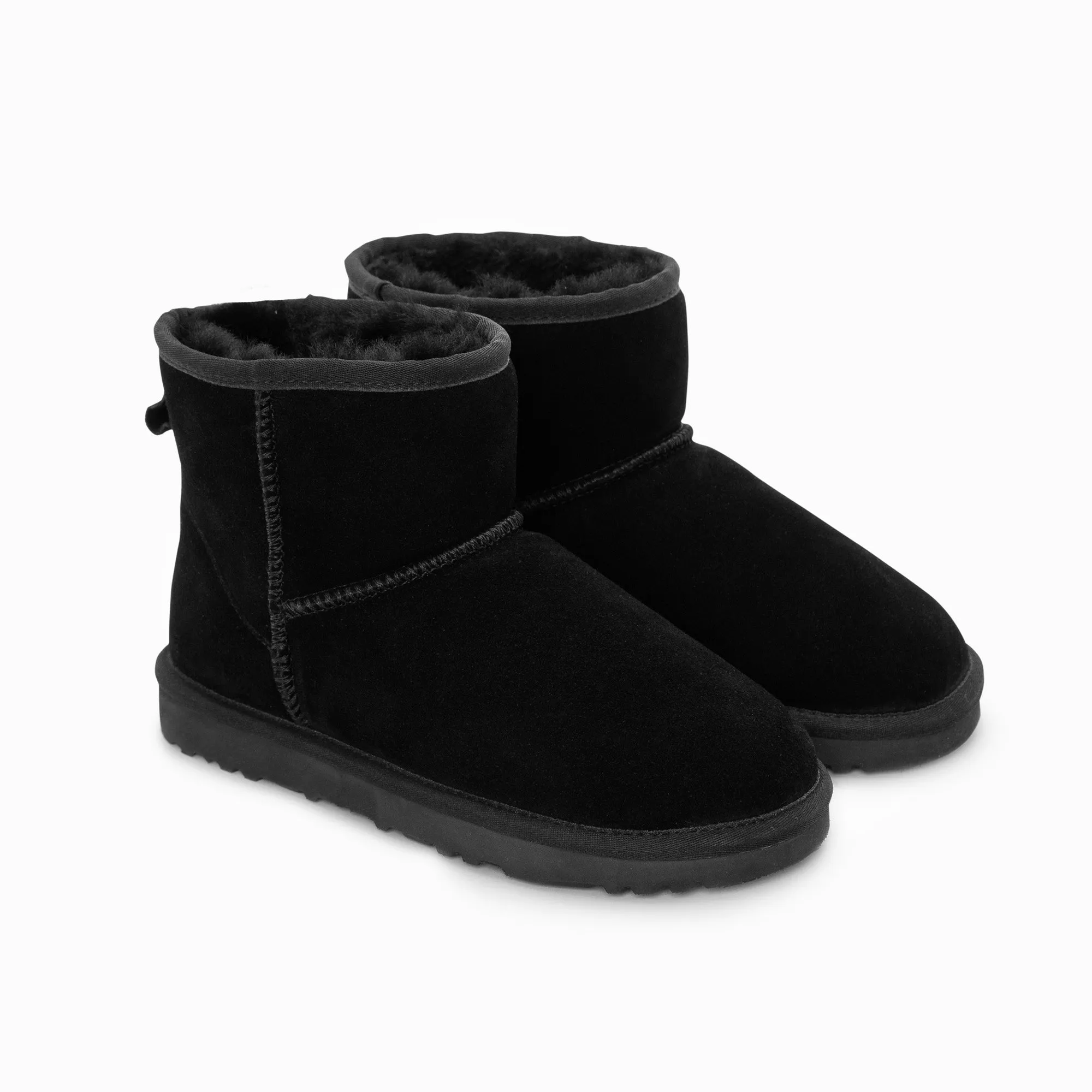 Ugg Boots Genuine Australian Sheepskin Unisex Mini Classic Suede (Unisex Cow Suede)