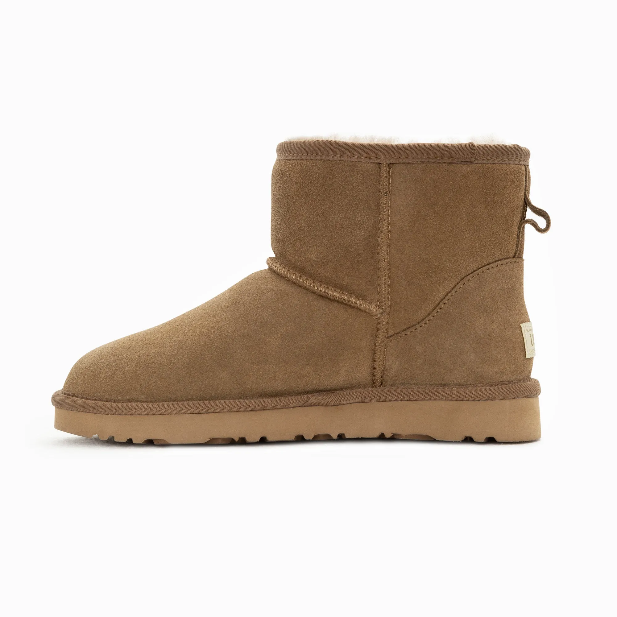 Ugg Boots Genuine Australian Sheepskin Unisex Mini Classic Suede (Unisex Cow Suede)