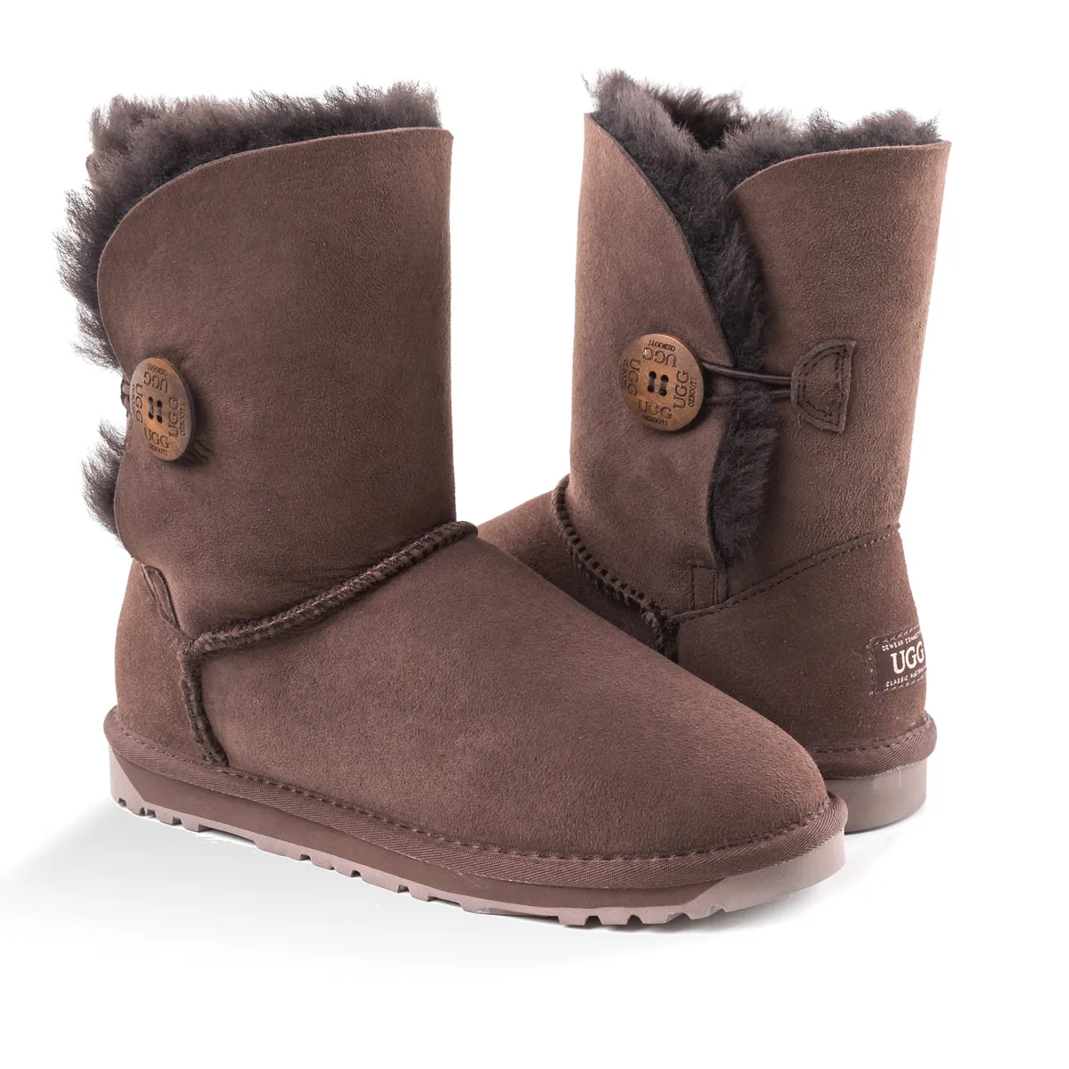 Ugg Classic Short Button Boots (Water Resistant)