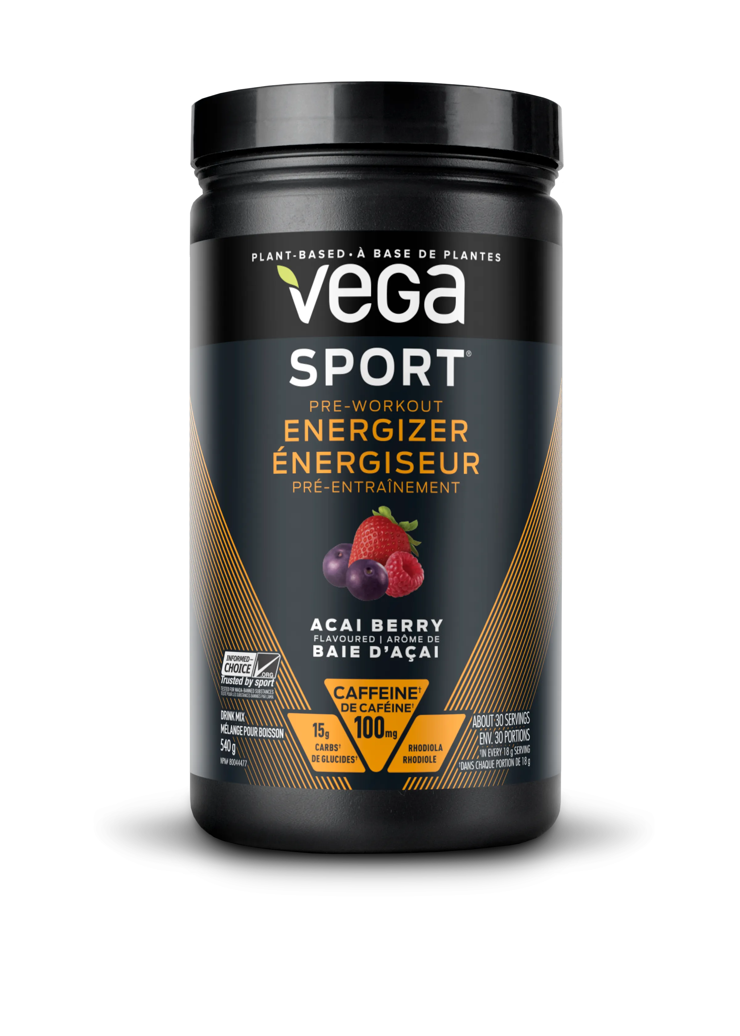 Vega Sport Energizer Acai Berry 540g