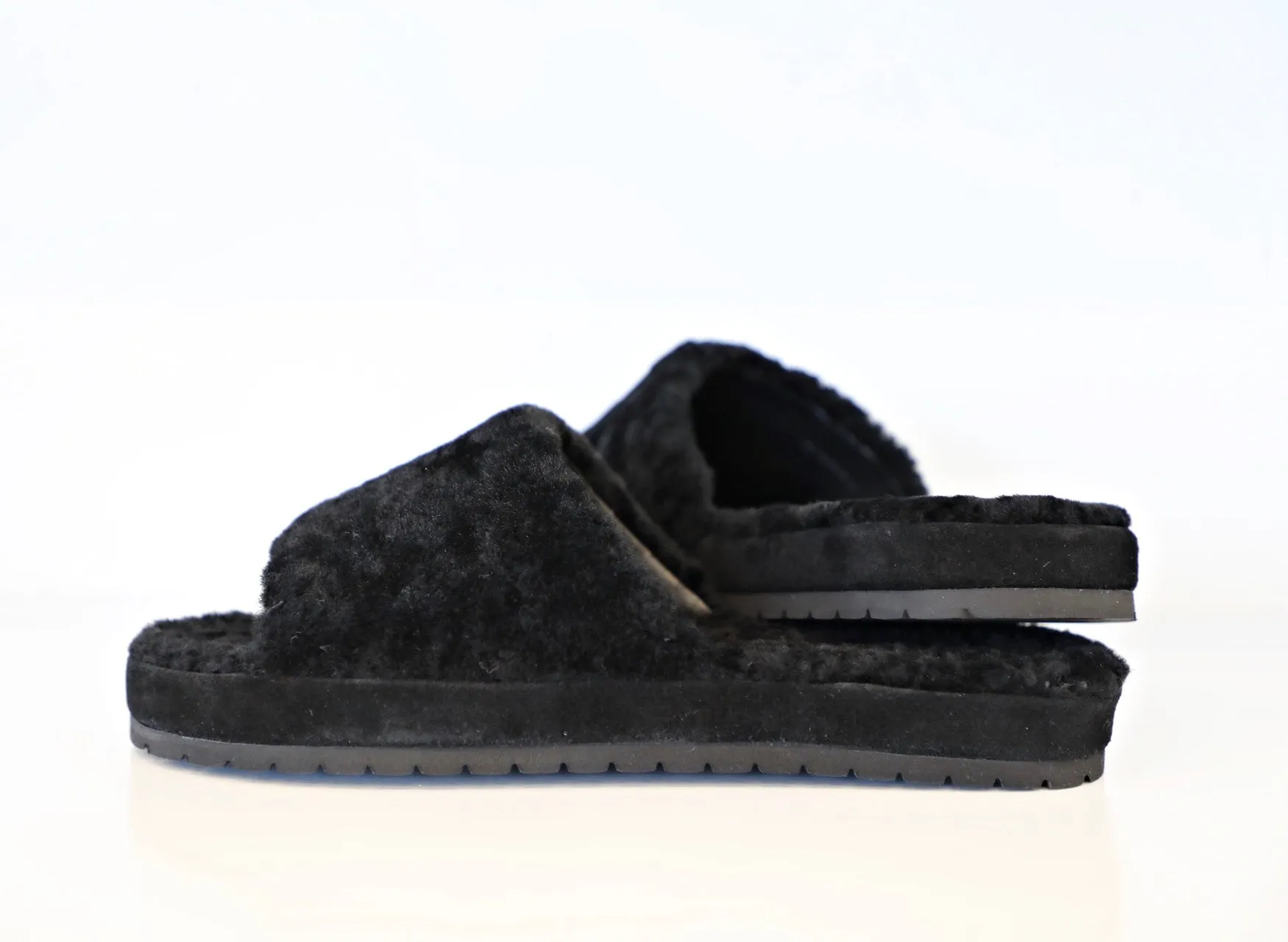 VINCE - Kalina Shearling, Black