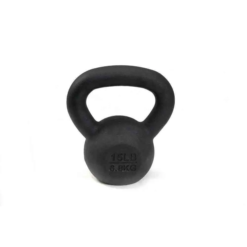 VTX 15 lb to 40 lb 4 Piece Cast Iron Kettlebell Set