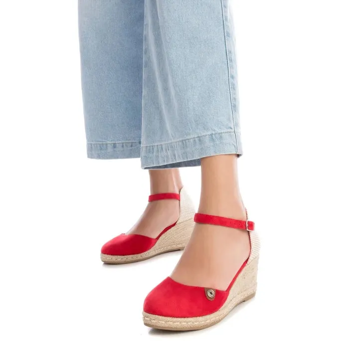 Wedge Espadrille in Red by Refresh