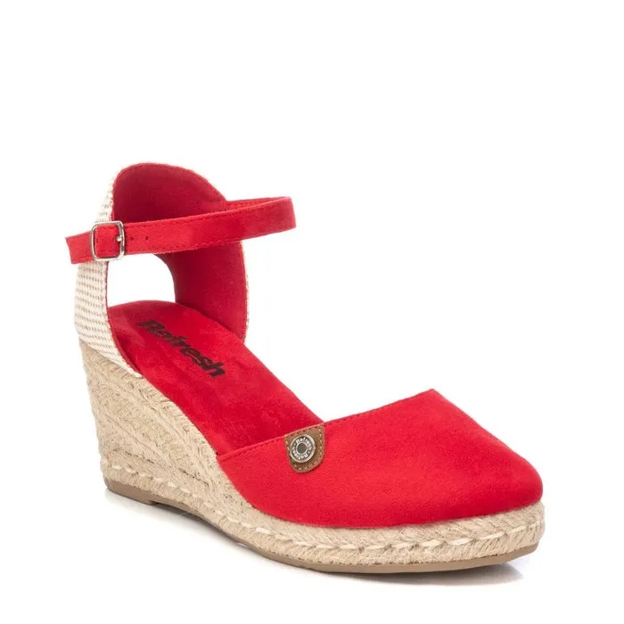 Wedge Espadrille in Red by Refresh