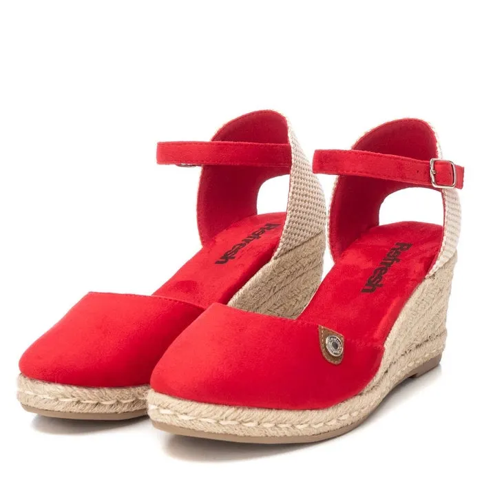 Wedge Espadrille in Red by Refresh