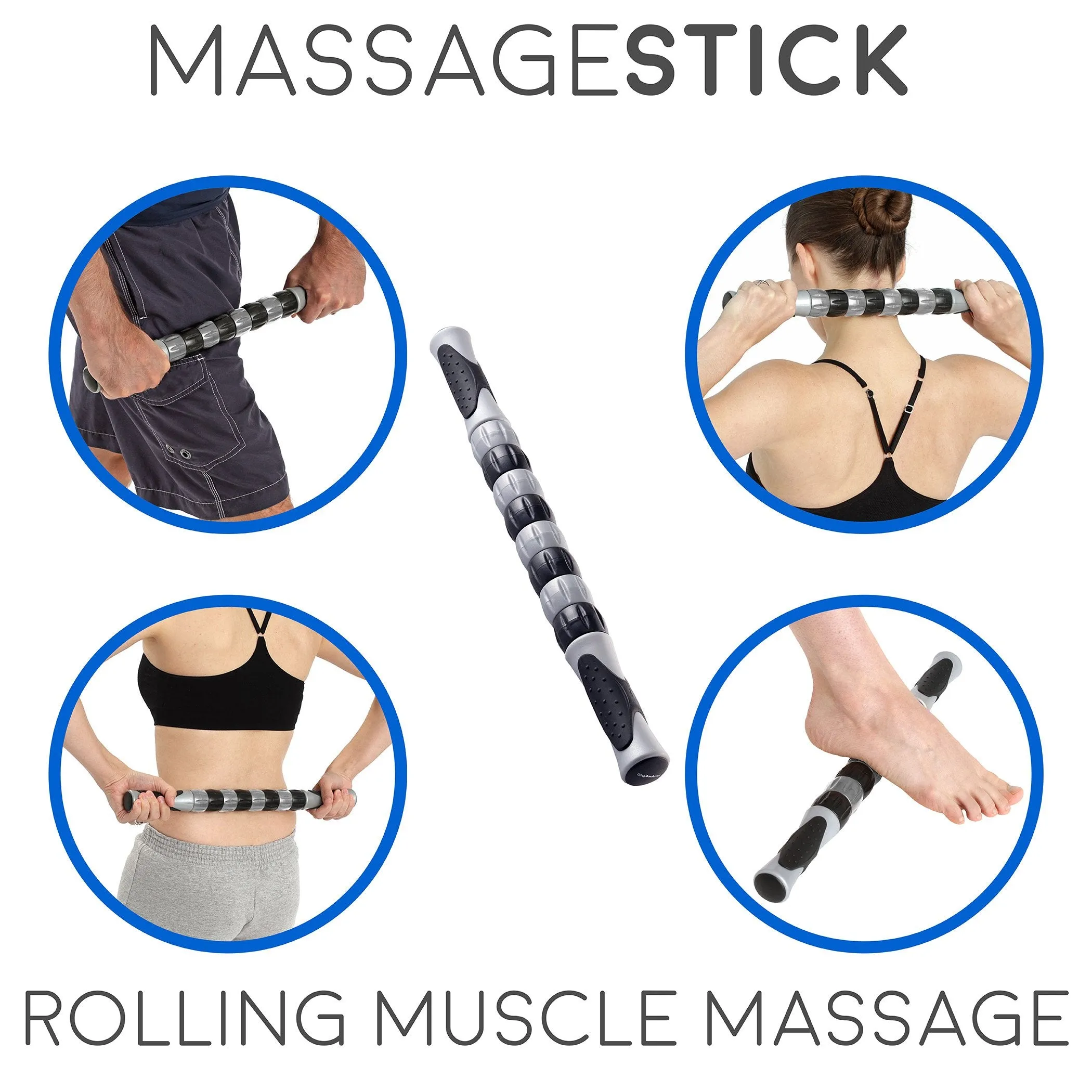 WHOLESALE - Body Back Massage Stick (Multi-Pack)