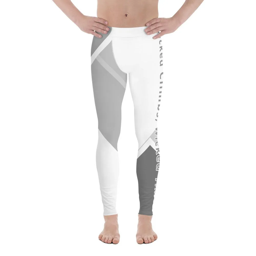 Wicked Climbs Unisex Leggings (White/Grey)