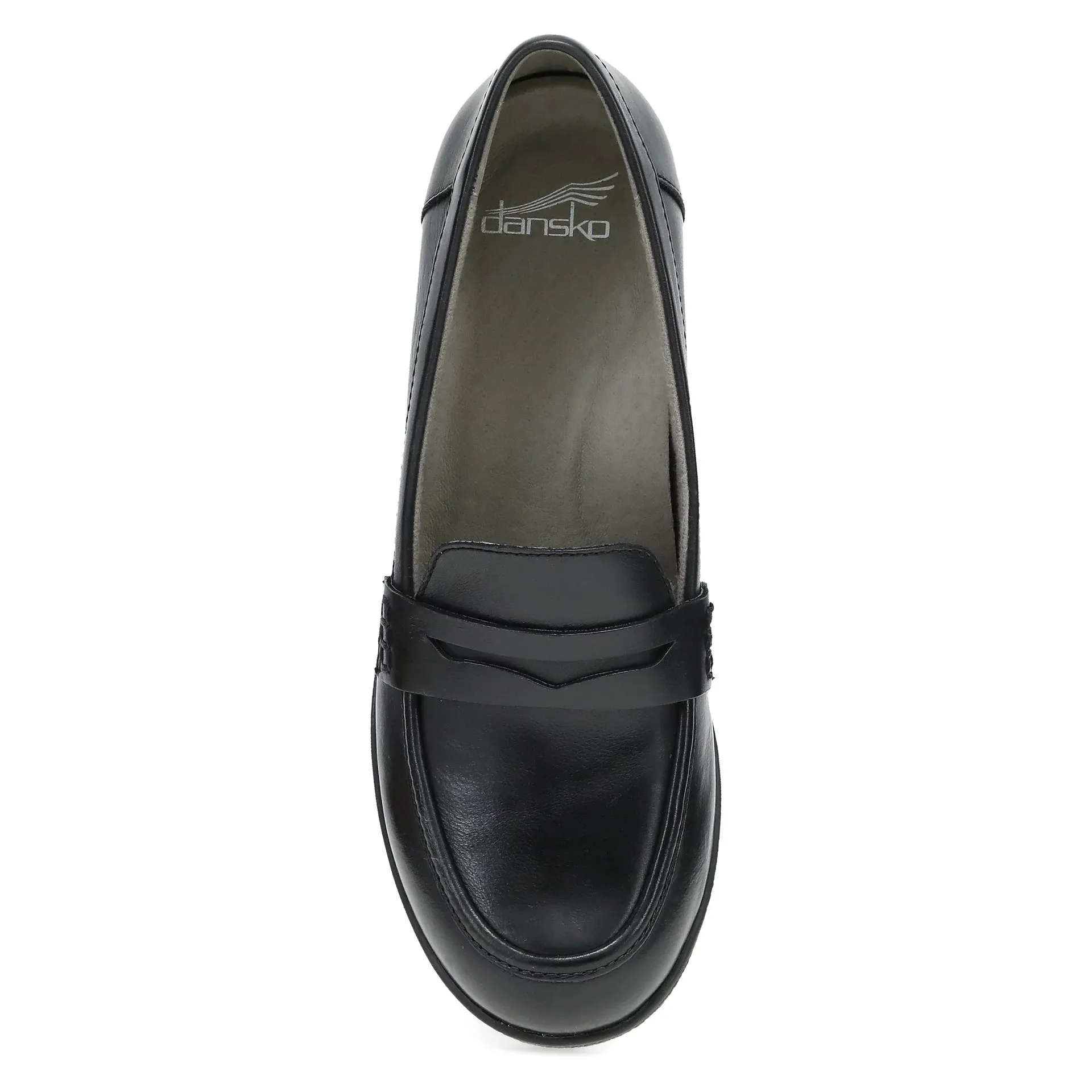 Women's Dansko Danica Waterproof Loafer Color: Black