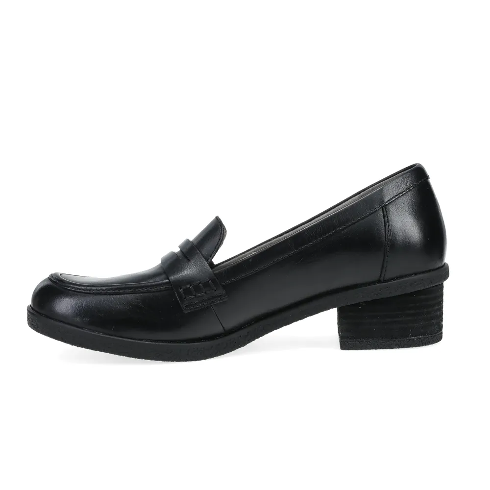 Women's Dansko Danica Waterproof Loafer Color: Black