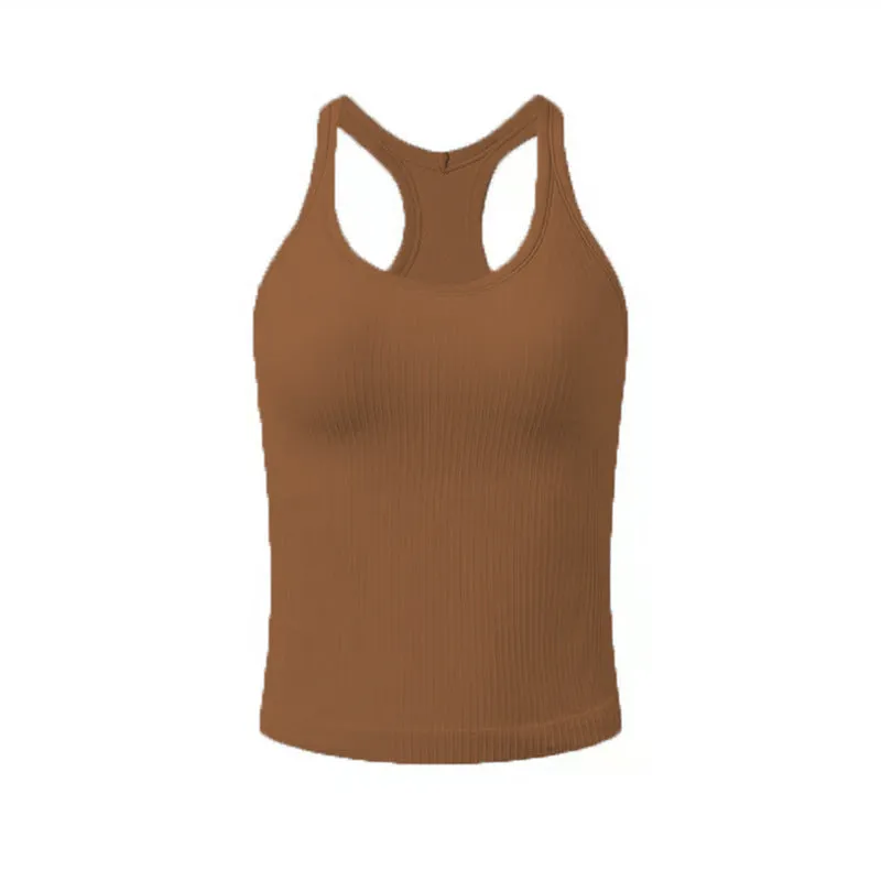 Women's Fashion I-shaped Yoga Clothes Thread Breathable Vest