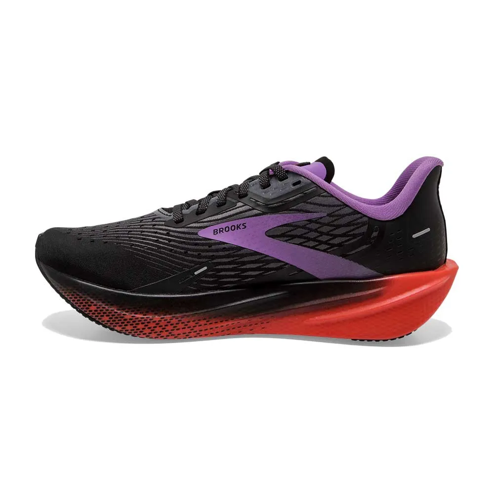 Women's Hyperion Max Running Shoe  - Black/Fiesta/Bellflower- Regular (B)