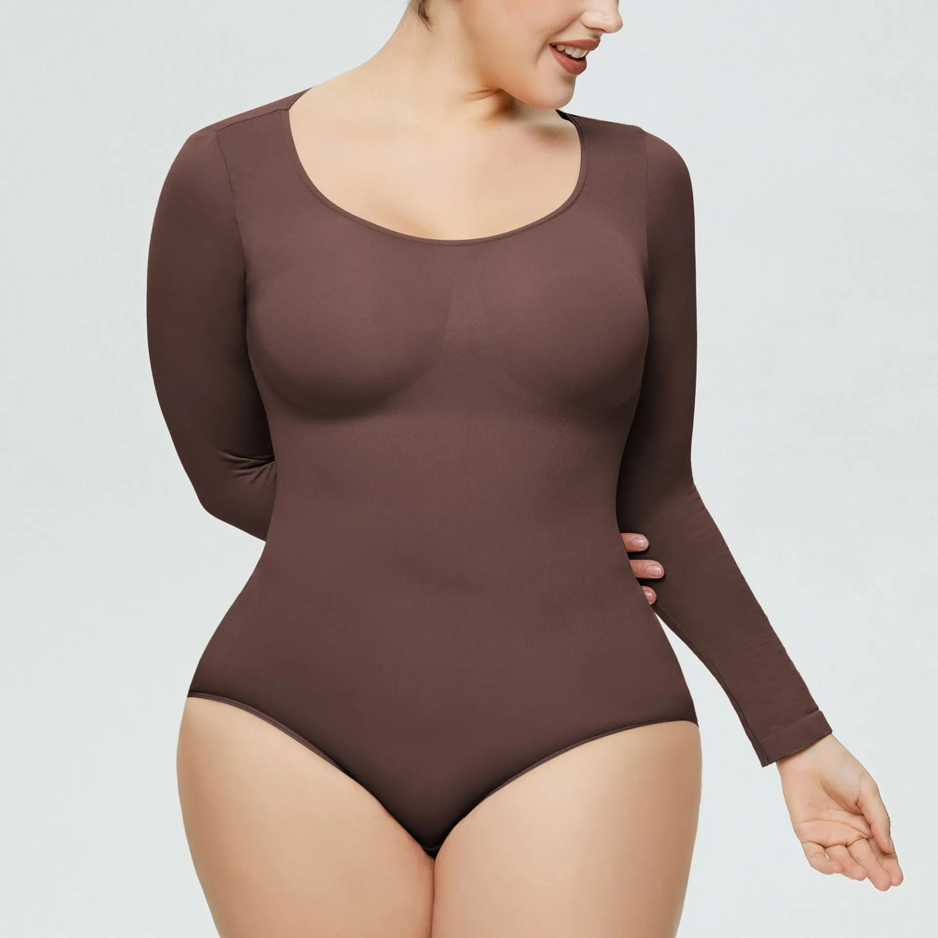 Women's One-piece Long-sleeved Corset Seamless Yoga Clothes