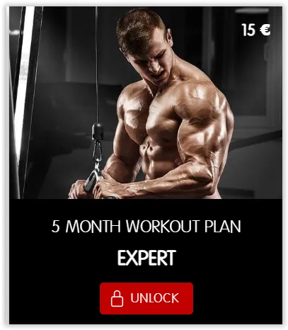 Workout Plan on the RFS App - Expert program