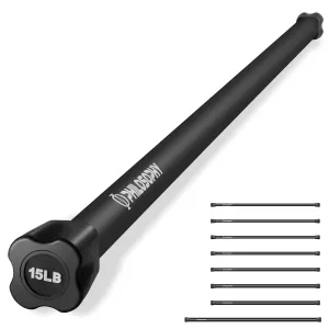 Workout Weighted Bar - Padded Workout Body Toning Exercise Bar