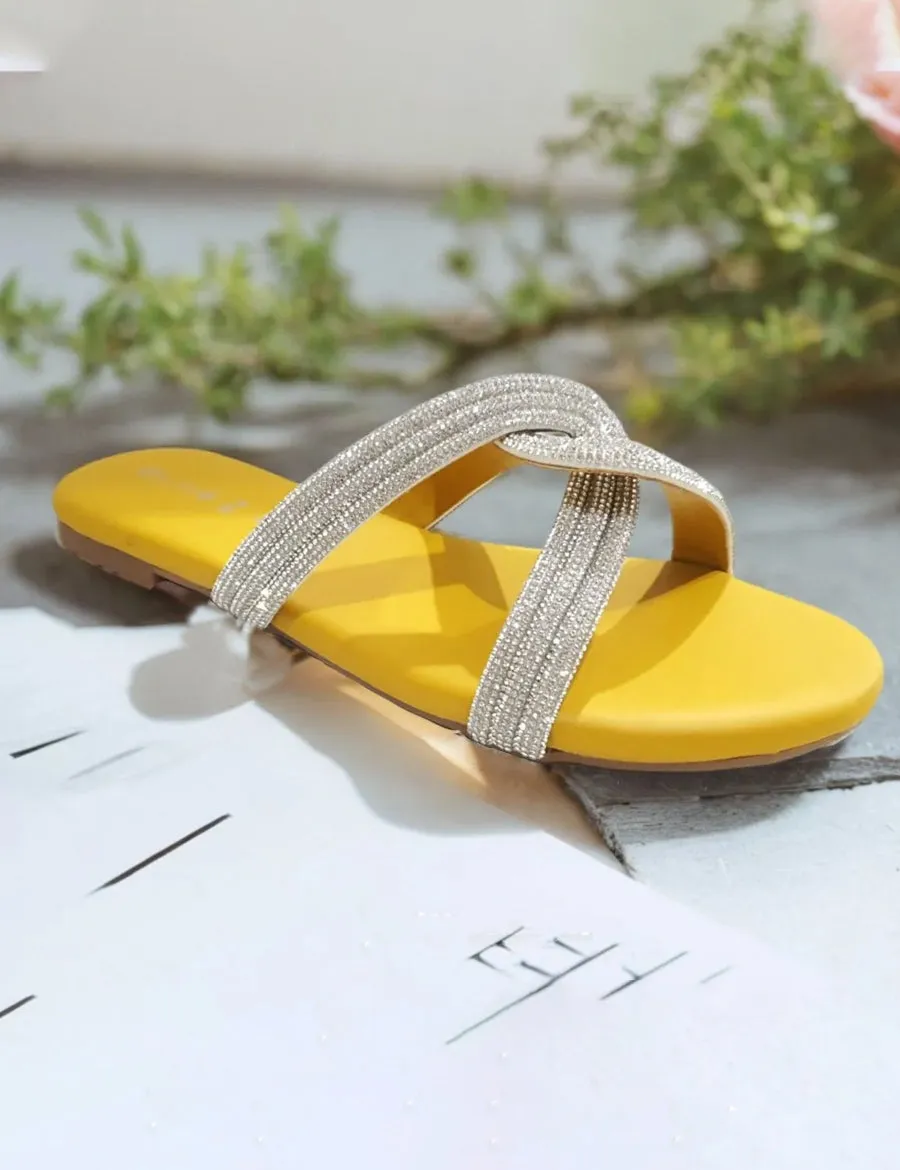 Yellow Casual Slipper